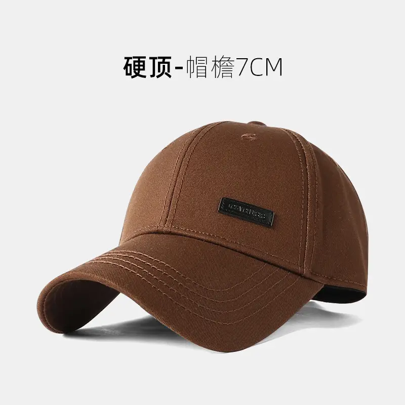 Men Black Logo Baseball Cap Four Seasons Outdoor - Image 3