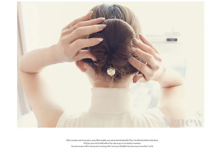 Japanese Korean Style Pearl Hair Curler Ball Head — feature 7