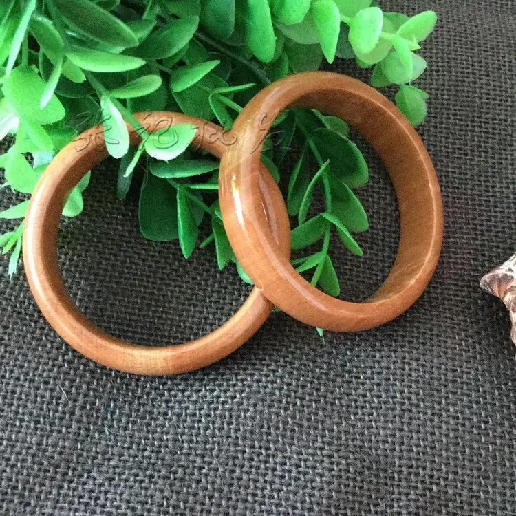Natural Wood Grain Stone Bracelet 60mm Jadeite Real — feature 1