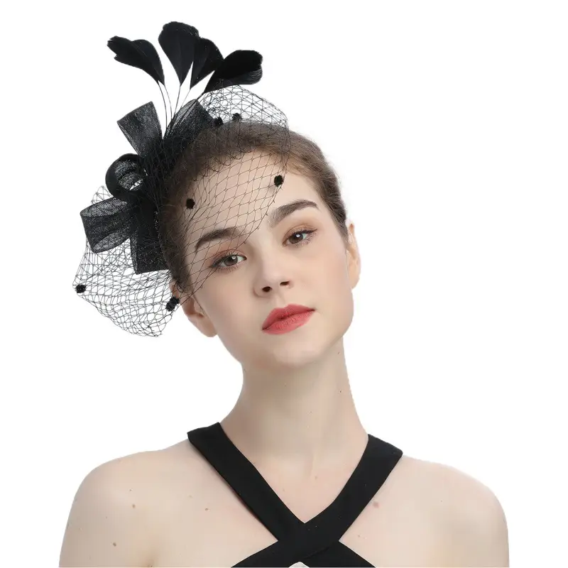 Pink Bridal Veil Hair Cover for Women