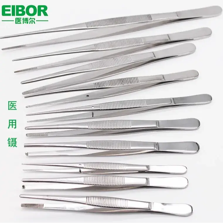 Stainless Steel Toothed Tweezers Set - Image 3