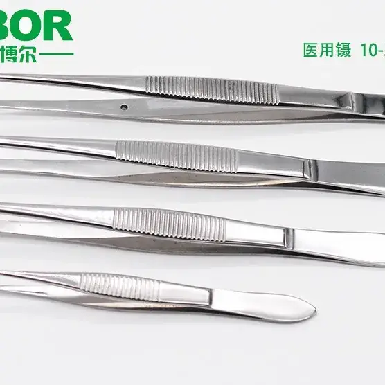 Stainless Steel Toothed Tweezers Set - Image 4