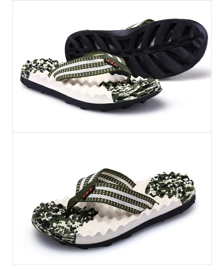 2026 Blue Beaded Massage Flip-Flops for Men — feature 10