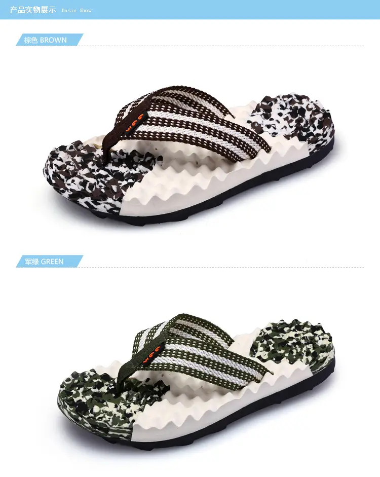 2026 Blue Beaded Massage Flip-Flops for Men — feature 7