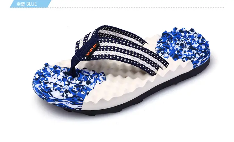 2026 Blue Beaded Massage Flip-Flops for Men — feature 8