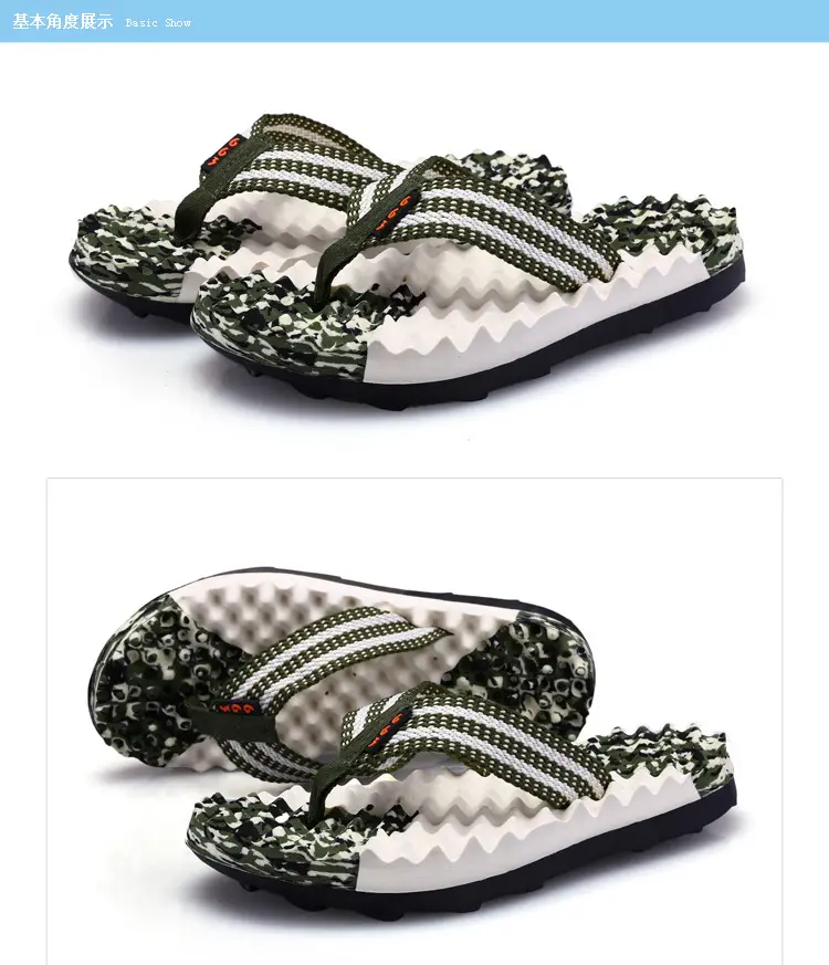 2026 Blue Beaded Massage Flip-Flops for Men — feature 9
