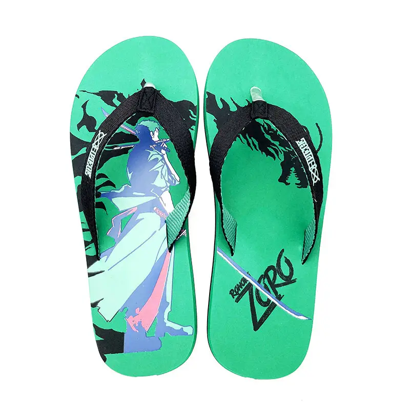 Straw State Cartoon Flip Flops Men Red Casual Beach Wear