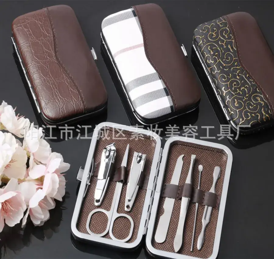 Seven-Piece Nail Clipper & Scissors Set for Men - Image 2
