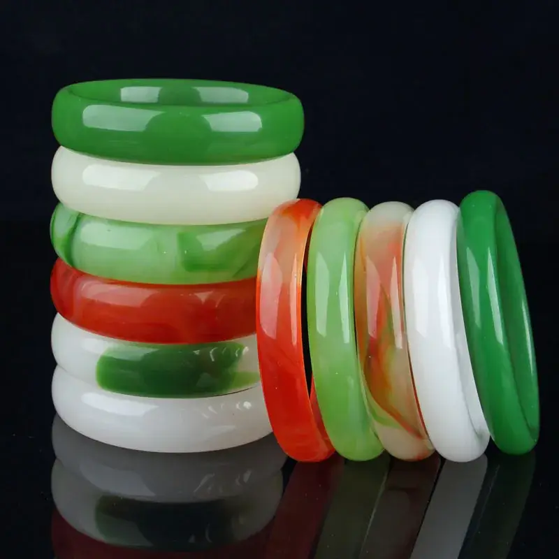 White Jade Bracelet for Men Women 10 Yuan - Image 13
