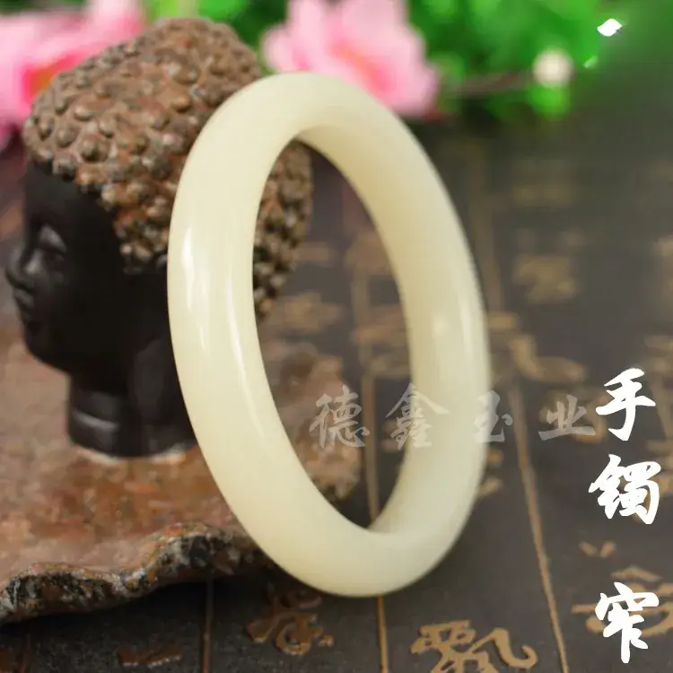 White Jade Bracelet for Men Women 10 Yuan — feature 19