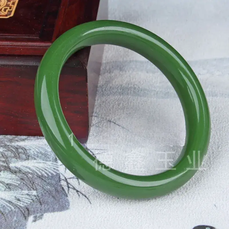 White Jade Bracelet for Men Women 10 Yuan - Image 3