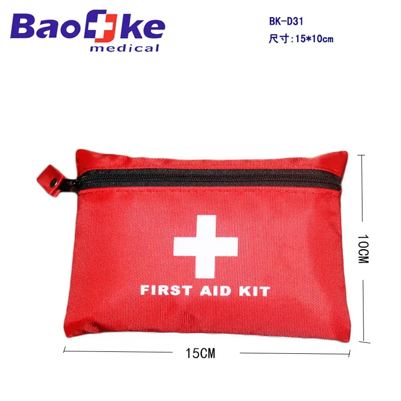 Mini First Aid Kit Red Travel Nursing Kit 190x100cm