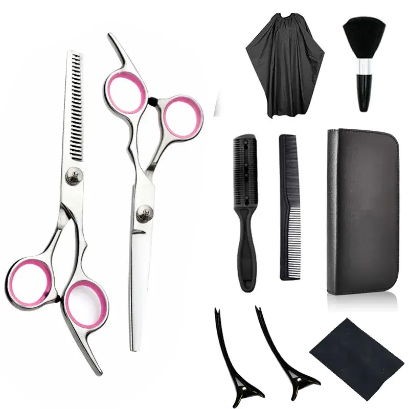 Stainless Steel Barber Scissors 6 Inch Set for Hairdressing - Image 30