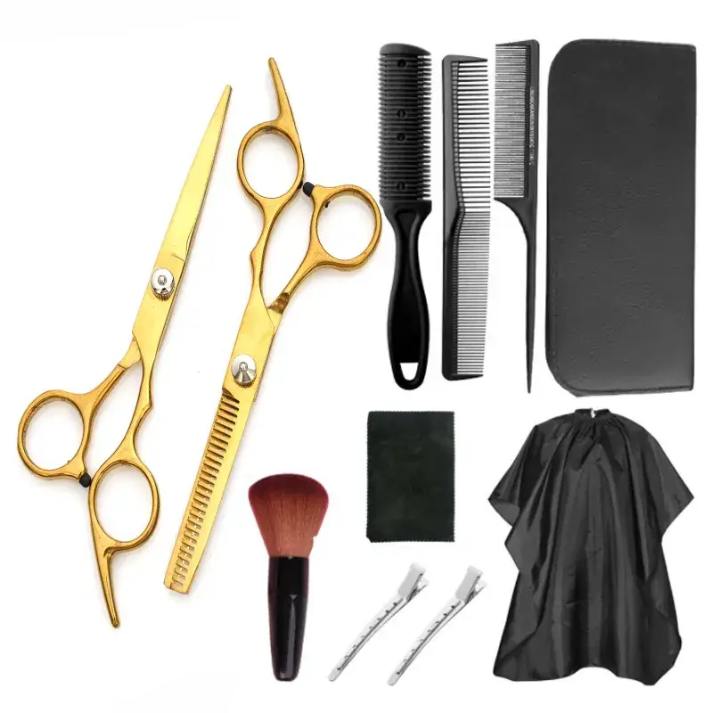 Stainless Steel Barber Scissors 6 Inch Set for Hairdressing - Image 19