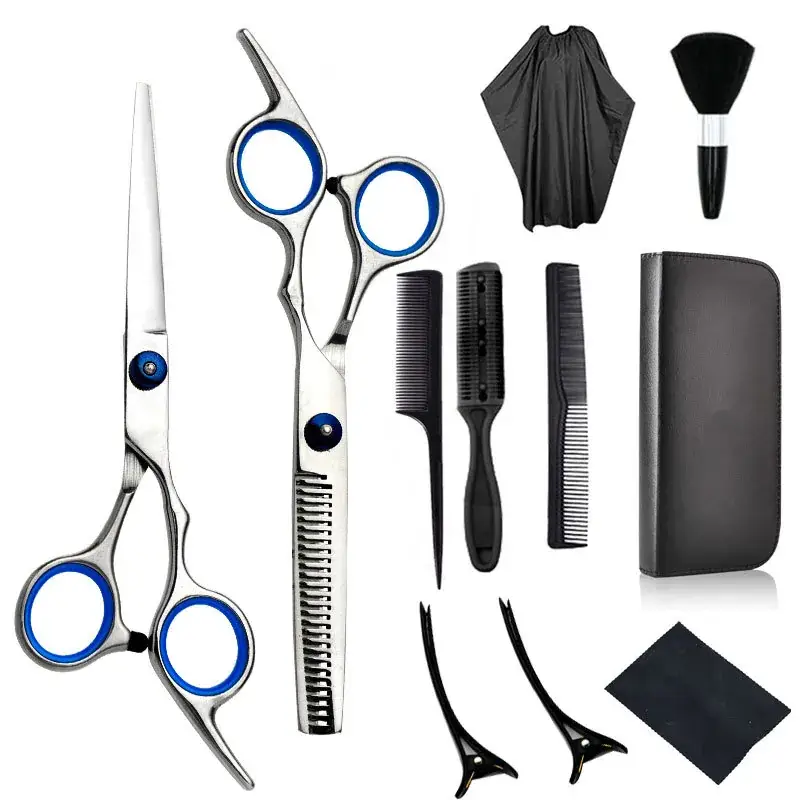 Stainless Steel Barber Scissors 6 Inch Set for Hairdressing - Image 2