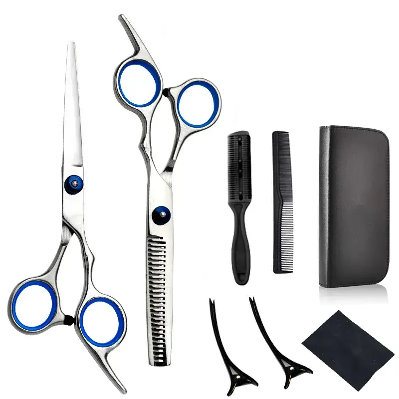 Stainless Steel Barber Scissors 6 Inch Set for Hairdressing - Image 6