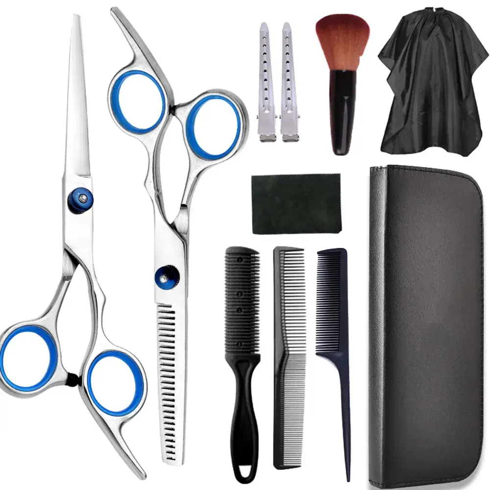 Stainless Steel Barber Scissors 6 Inch Set for Hairdressing - Image 7
