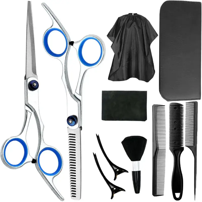 Stainless Steel Barber Scissors 6 Inch Set for Hairdressing - Image 9