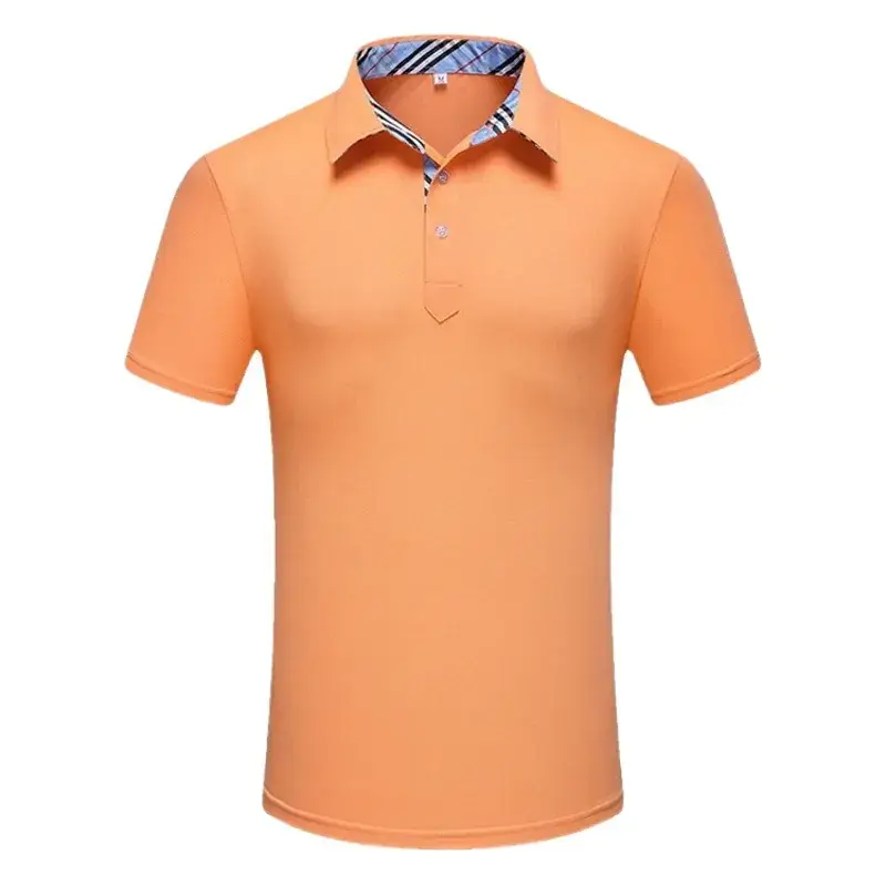 Breathable Polo Shirt for Men Summer Lapel Customizable