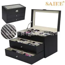 8-Piece Sunglasses Storage Box with Mirror — feature 12