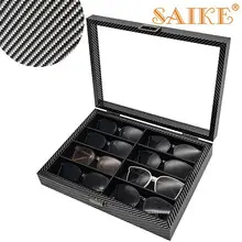8-Piece Sunglasses Storage Box with Mirror — feature 4