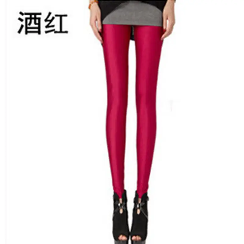 Women Slim Fit Blue Yoga Pants Skinny Cropped Leggings - Image 12