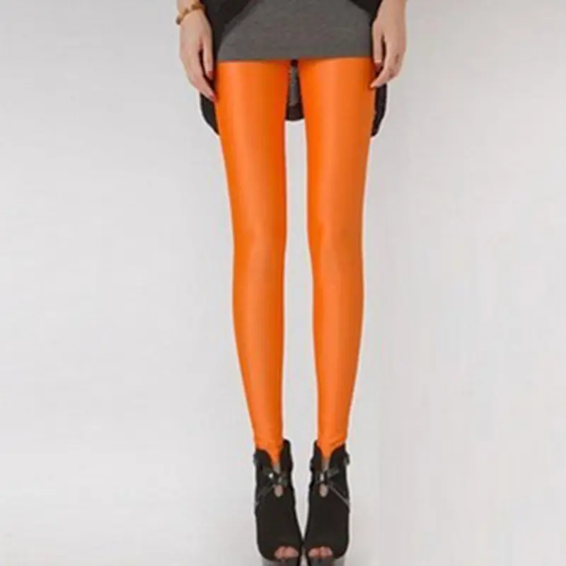 Women Slim Fit Blue Yoga Pants Skinny Cropped Leggings - Image 9
