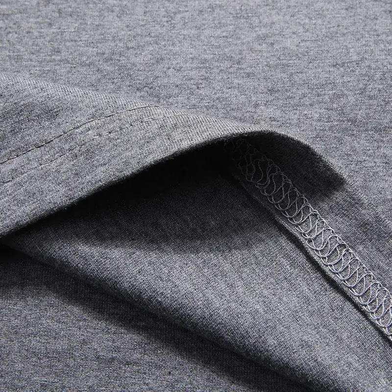 Men Cotton Striped Polo T-Shirt Grey Blue 6225
