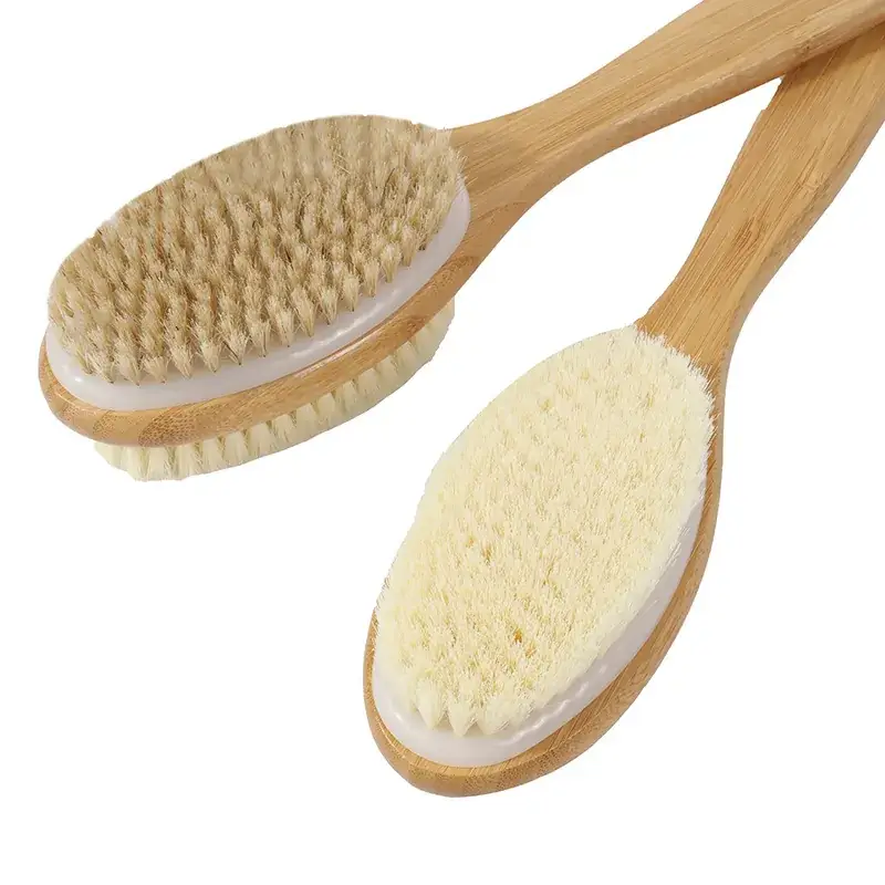 Men's Wooden Shower Brush with Soft Bristles - Image 5