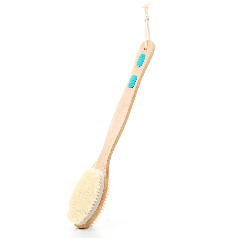 Men's Wooden Shower Brush with Soft Bristles - Image 6
