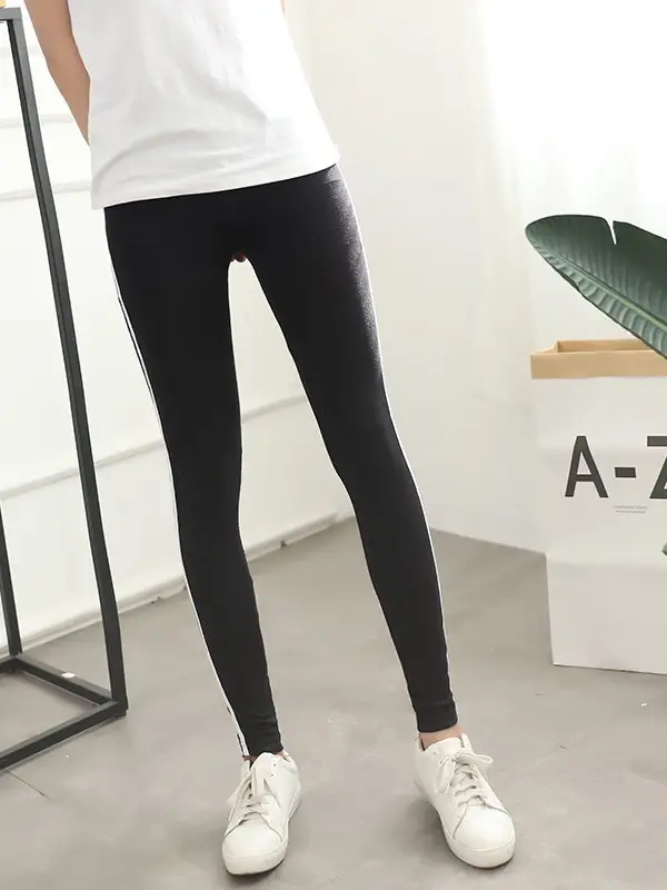 Women's Grey Modal Leggings Spring Summer Tight Thin Leggings - Image 8