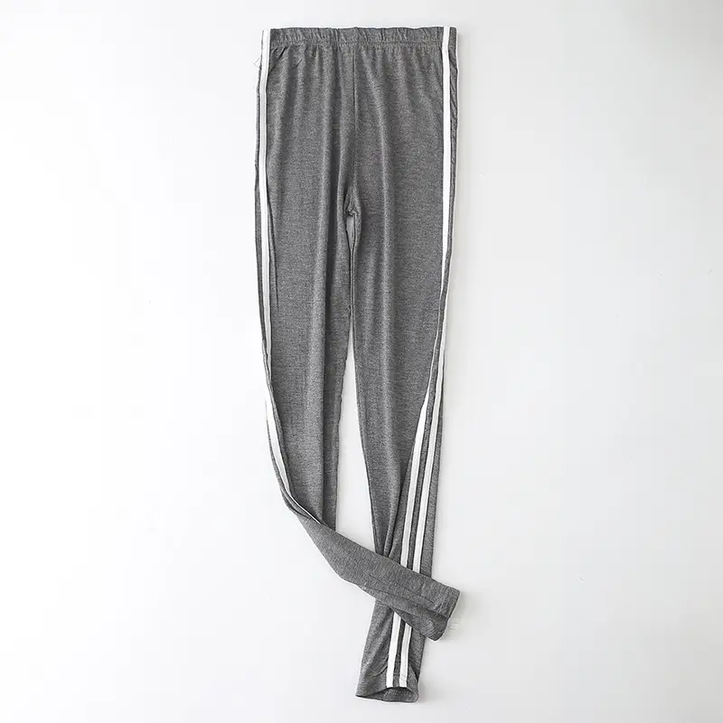 Women's Grey Modal Leggings Spring Summer Tight Thin Leggings - Image 2