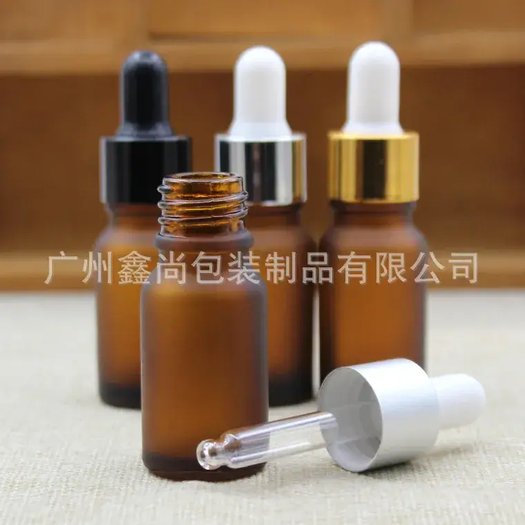 Frosted Essential Oil Dropper Bottle 10ml Glass - Image 2