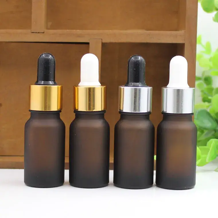 Frosted Essential Oil Dropper Bottle 10ml Glass - Image 3