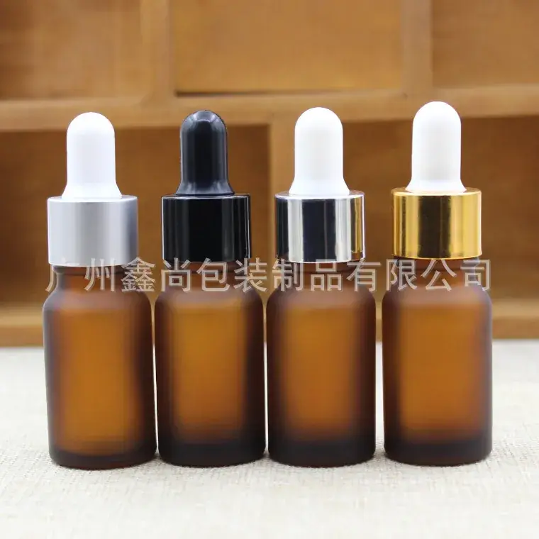 Frosted Essential Oil Dropper Bottle 10ml Glass