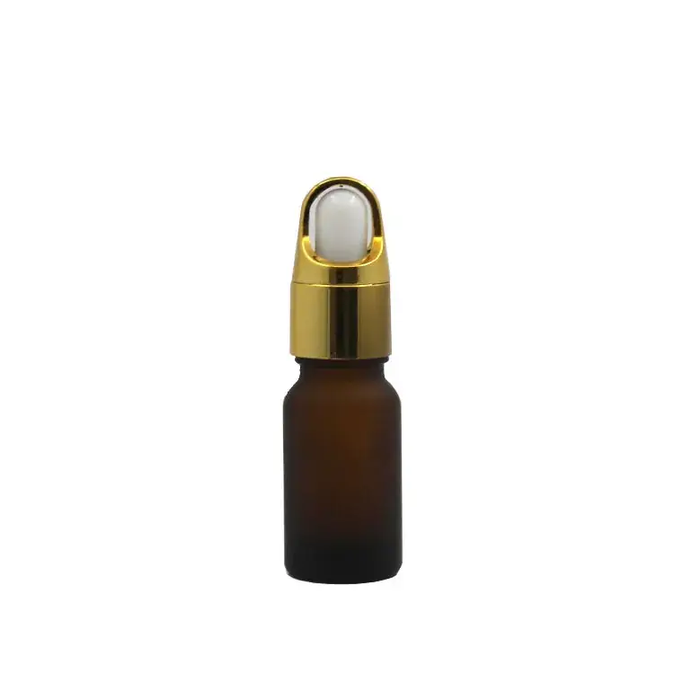 Frosted Essential Oil Bottle 10ml Pressing Dropper Glass Bottle - Image 5
