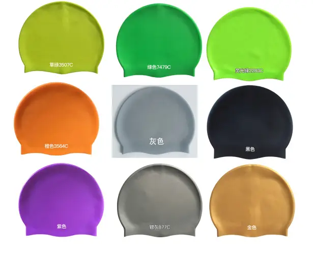 2026 Silicone Swimming Cap Wholesale Solid Color Waterproof Swimming Cap Large Size Non-Tightening Swimming Cap Adult Swimming Equipment — feature 11
