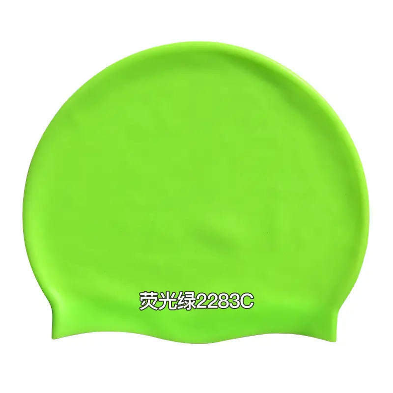2026 Silicone Swimming Cap Wholesale Solid Color Waterproof Swimming Cap Large Size Non-Tightening Swimming Cap Adult Swimming Equipment
