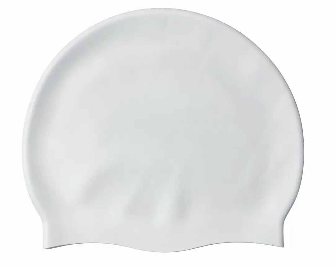 2026 Silicone Swimming Cap Wholesale Solid Color Waterproof Swimming Cap Large Size Non-Tightening Swimming Cap Adult Swimming Equipment