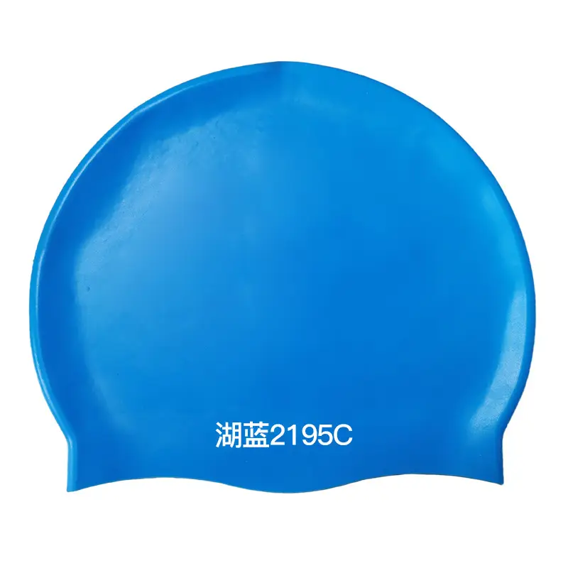 2026 Silicone Swimming Cap Wholesale Solid Color Waterproof Swimming Cap Large Size Non-Tightening Swimming Cap Adult Swimming Equipment