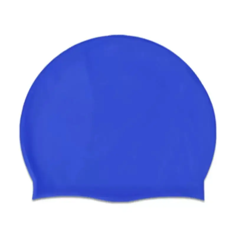 2026 Silicone Swimming Cap Wholesale Solid Color Waterproof Swimming Cap Large Size Non-Tightening Swimming Cap Adult Swimming Equipment
