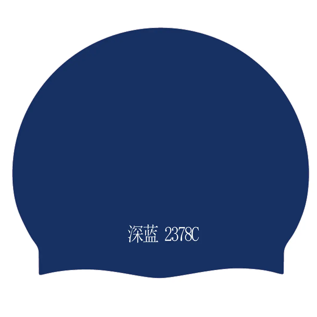 2026 Silicone Swimming Cap Wholesale Solid Color Waterproof Swimming Cap Large Size Non-Tightening Swimming Cap Adult Swimming Equipment