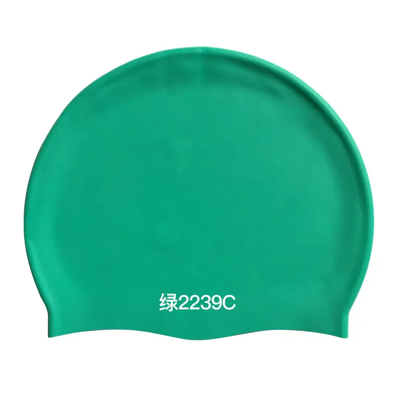 2026 Silicone Swimming Cap Wholesale Solid Color Waterproof Swimming Cap Large Size Non-Tightening Swimming Cap Adult Swimming Equipment