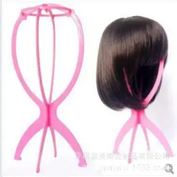 Pink Hair Extension Wig Stand for Women - Image 5