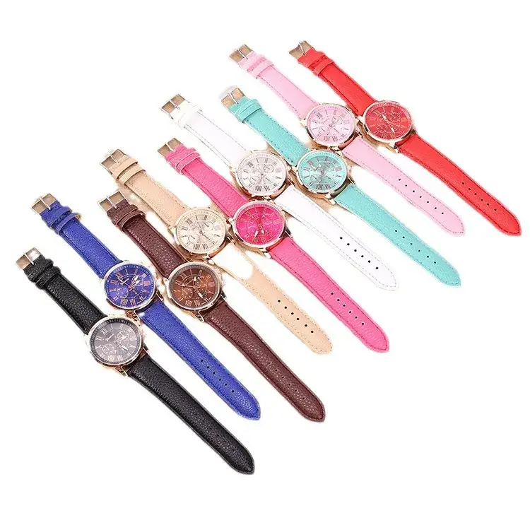 Green Three Eyes Watch for Women with Rose Gold Dial - Image 20