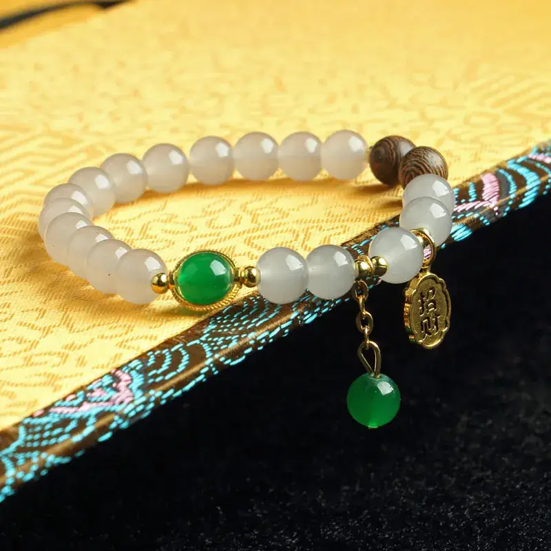 Jade Bracelets Wholesale 13mm Green Yellow Purple — feature 57
