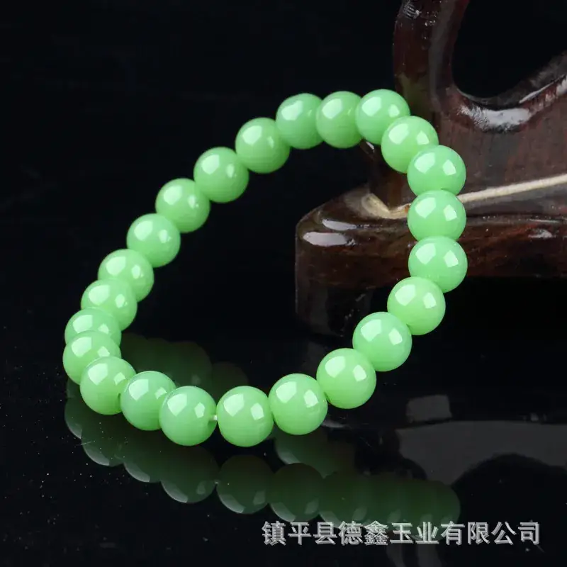 Jade Bracelets Wholesale 13mm Green Yellow Purple - Image 10