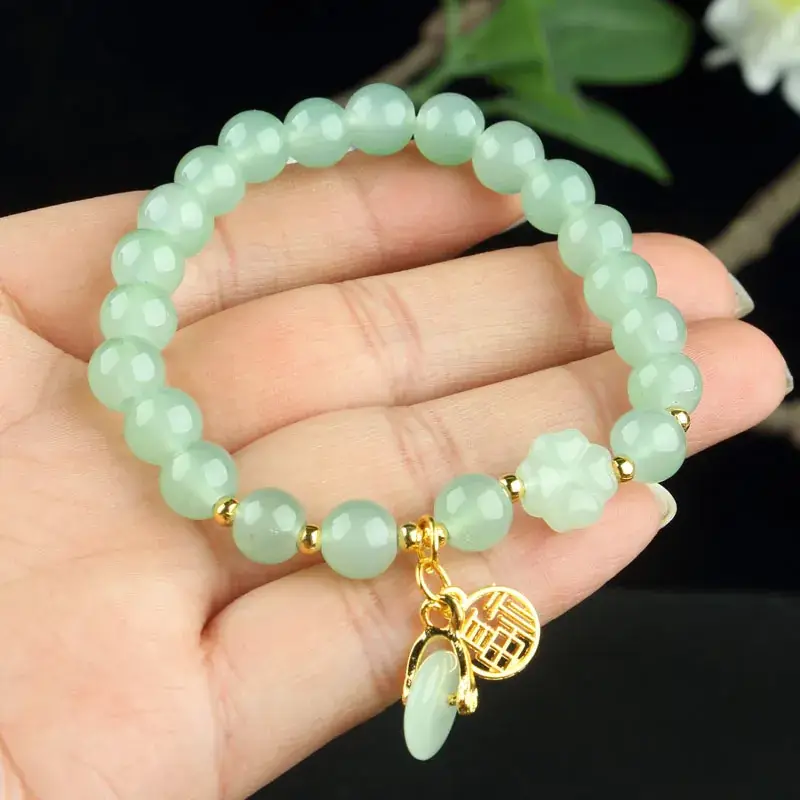 Jade Bracelets Wholesale 13mm Green Yellow Purple - Image 43