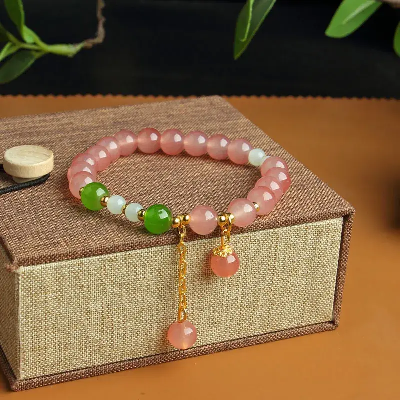 Jade Bracelets Wholesale 13mm Green Yellow Purple - Image 49