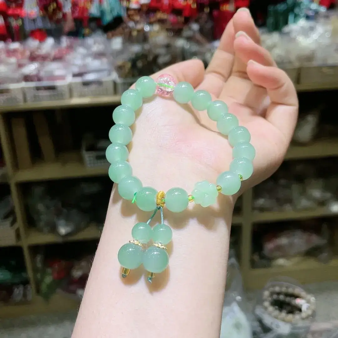 Jade Bracelets Wholesale 13mm Green Yellow Purple - Image 52